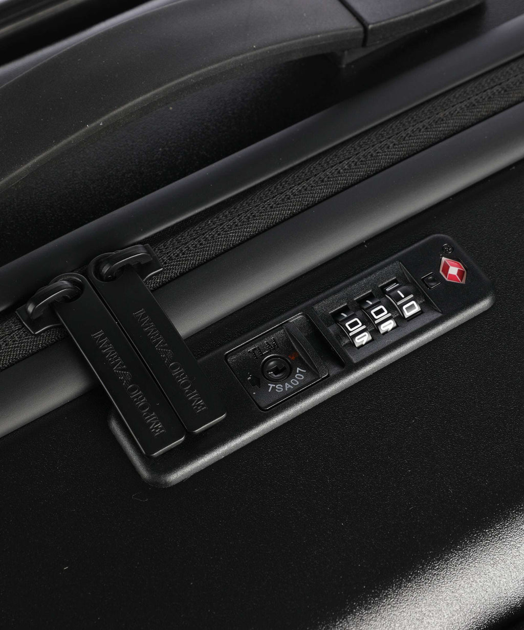 Emporio Armani Business Regenerated Spinner (4 wheels) black beauty