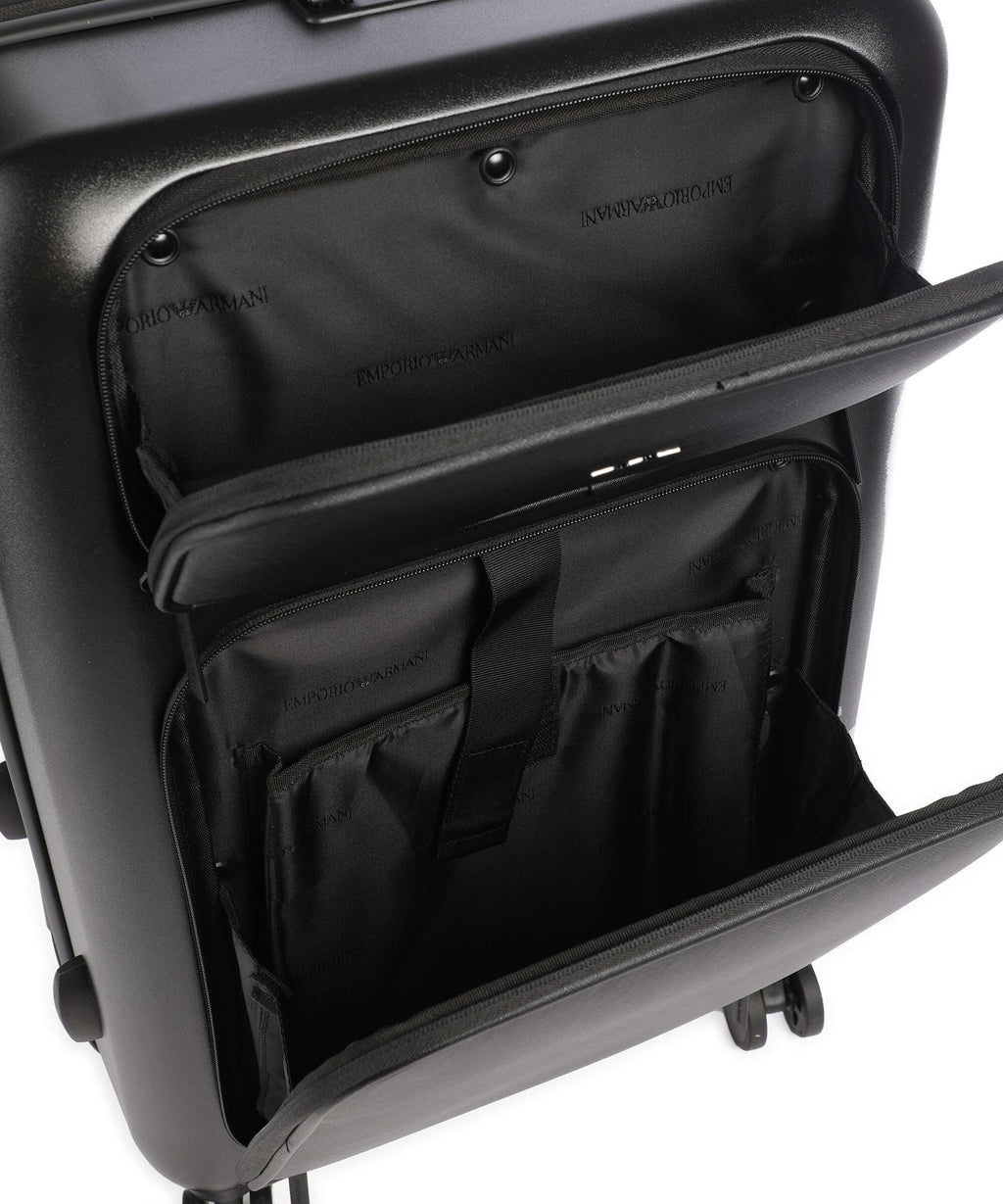 Emporio Armani Business Regenerated Spinner (4 wheels) black beauty
