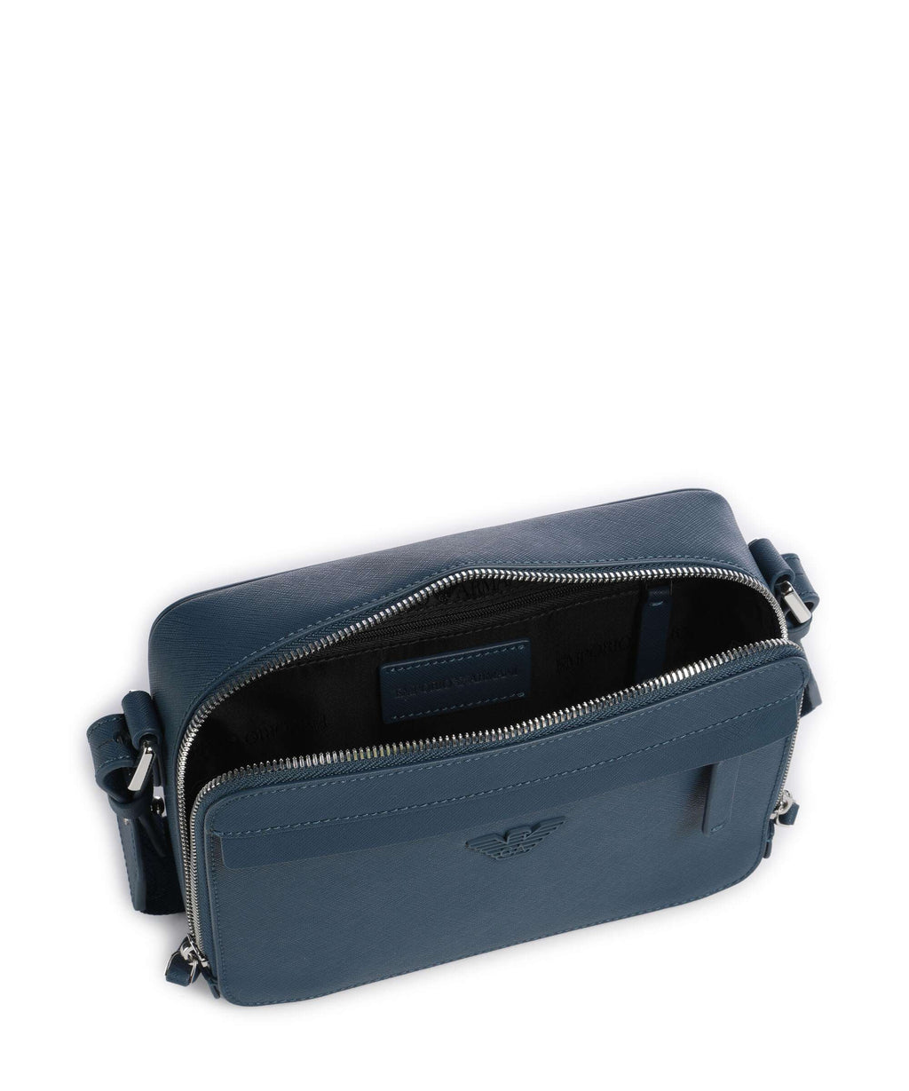 Emporio Armani Business Regenerated Crossbody bag legion blue