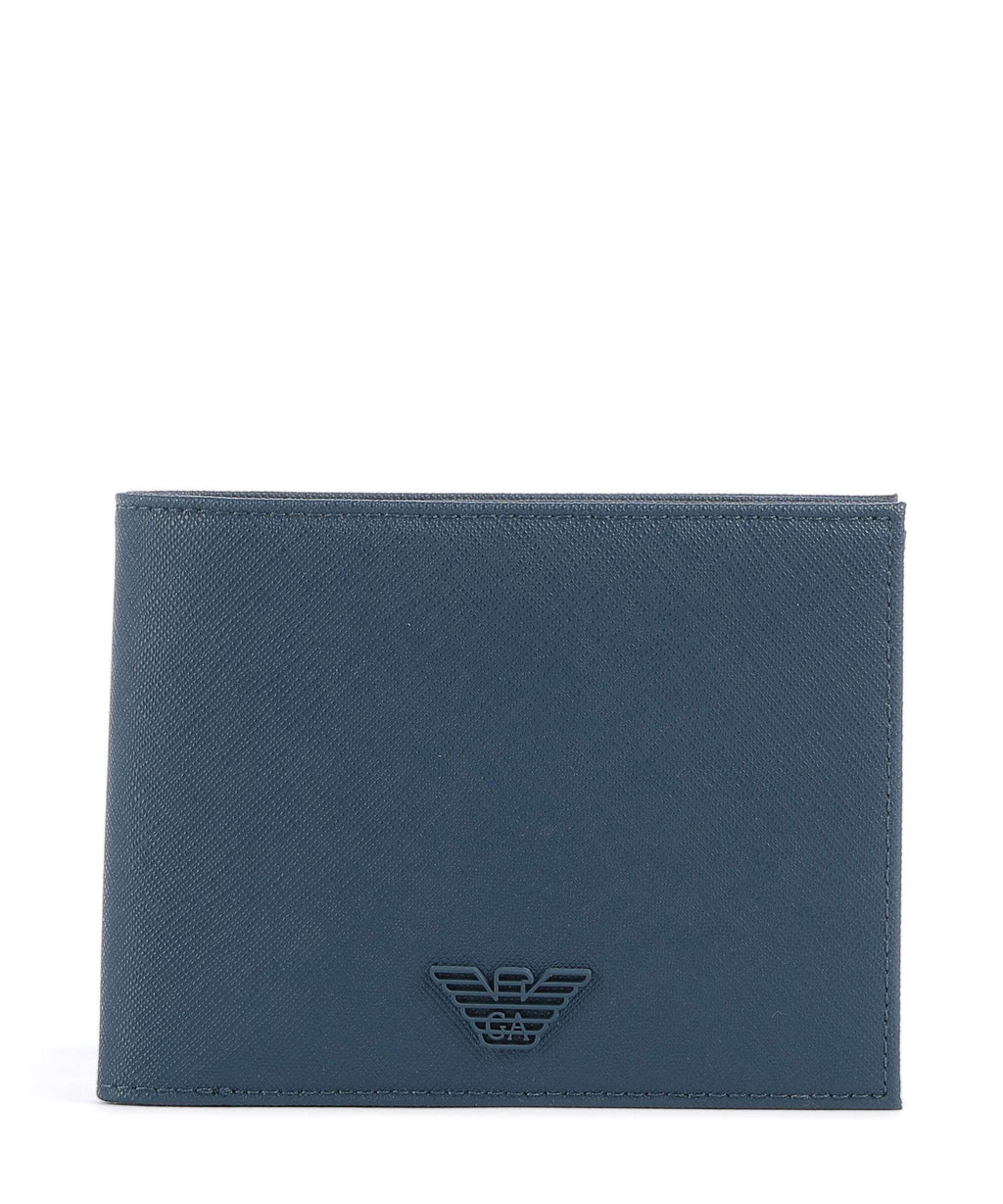 Emporio Armani Saffiano Animation Wallet legion blue