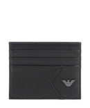 Emporio Armani Premium Nappa Porta-cartões black beauty