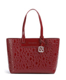 Armani Exchange Liz Patent M bolsa shopper red dahlia