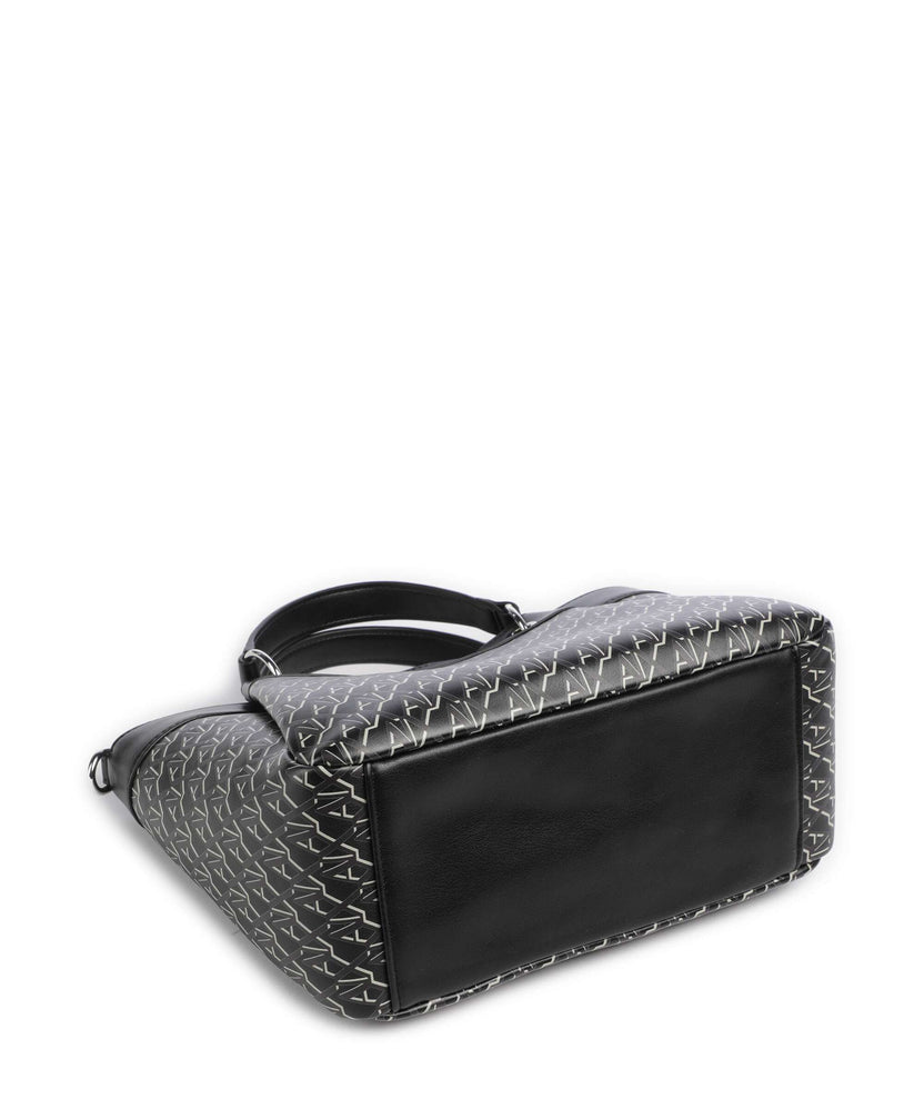 Armani Exchange Wave Monogram M Handbag black