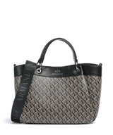 Armani Exchange Wave Monogram M Bolsa brown bass/black