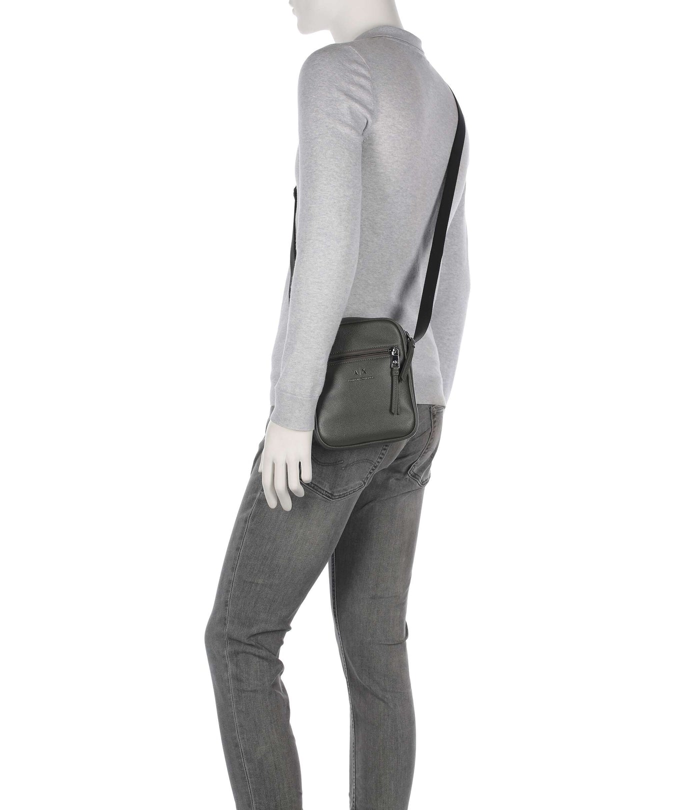 Armani Exchange Dino Crossbody bag sage