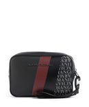 Armani Exchange Dylan bolsa de higiene black/pomegranate/black shiny