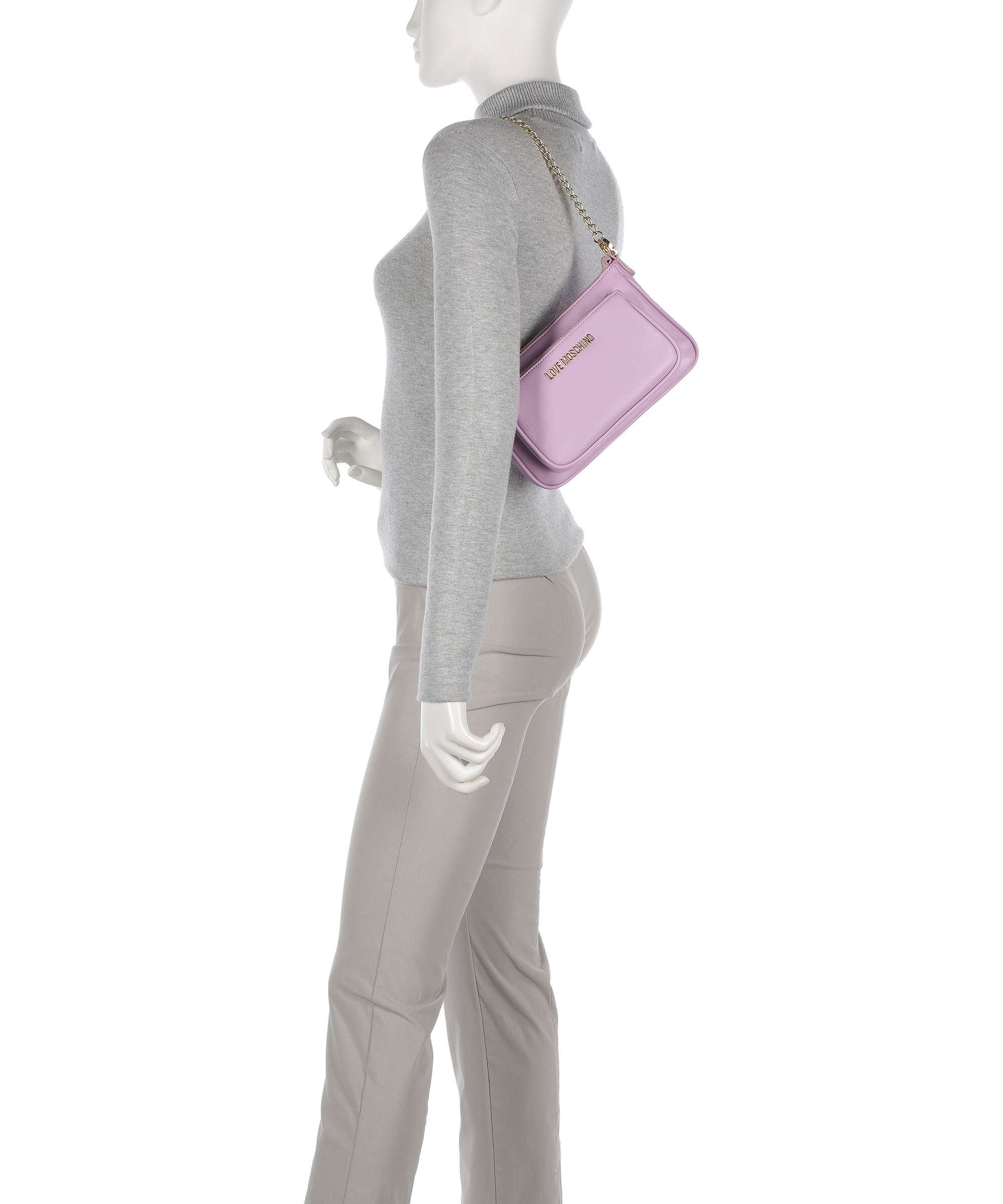 Love Moschino Pouch Charm Shoulder bag glicine