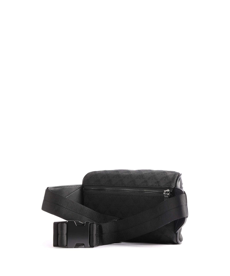 Emporio Armani Omnia Jacquard Belt bag black