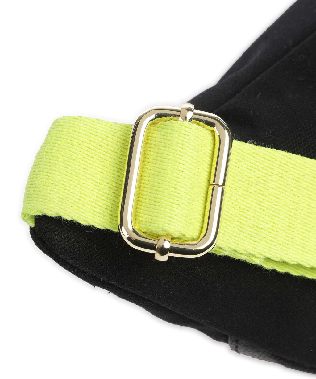 Love Moschino Free Time Fanny pack nero/lime