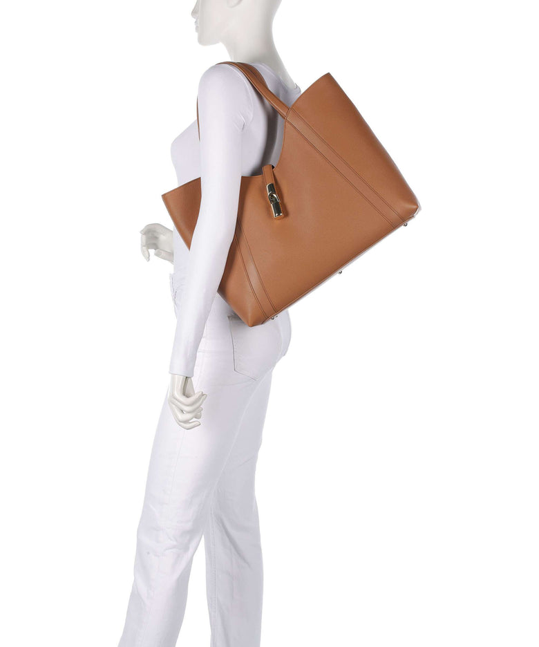 Furla Goccia XL Tote bag brandy