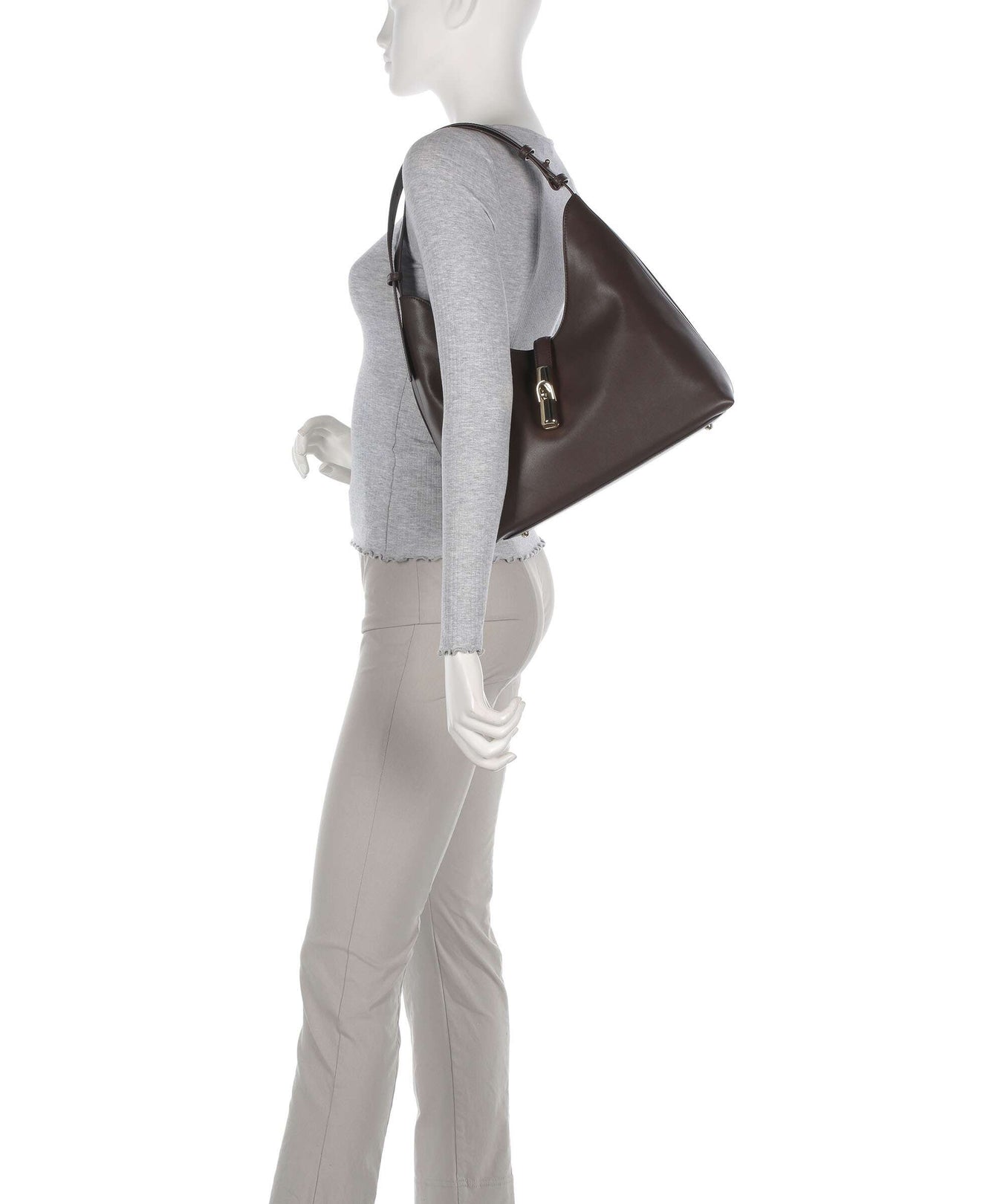 Furla Goccia M Hobo bag cioccolato