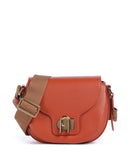 Furla Lotus Mini Bolsa tiracolo cotto, toni cognac