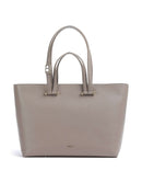 Furla Duetto L bolsa shopper stucco gray