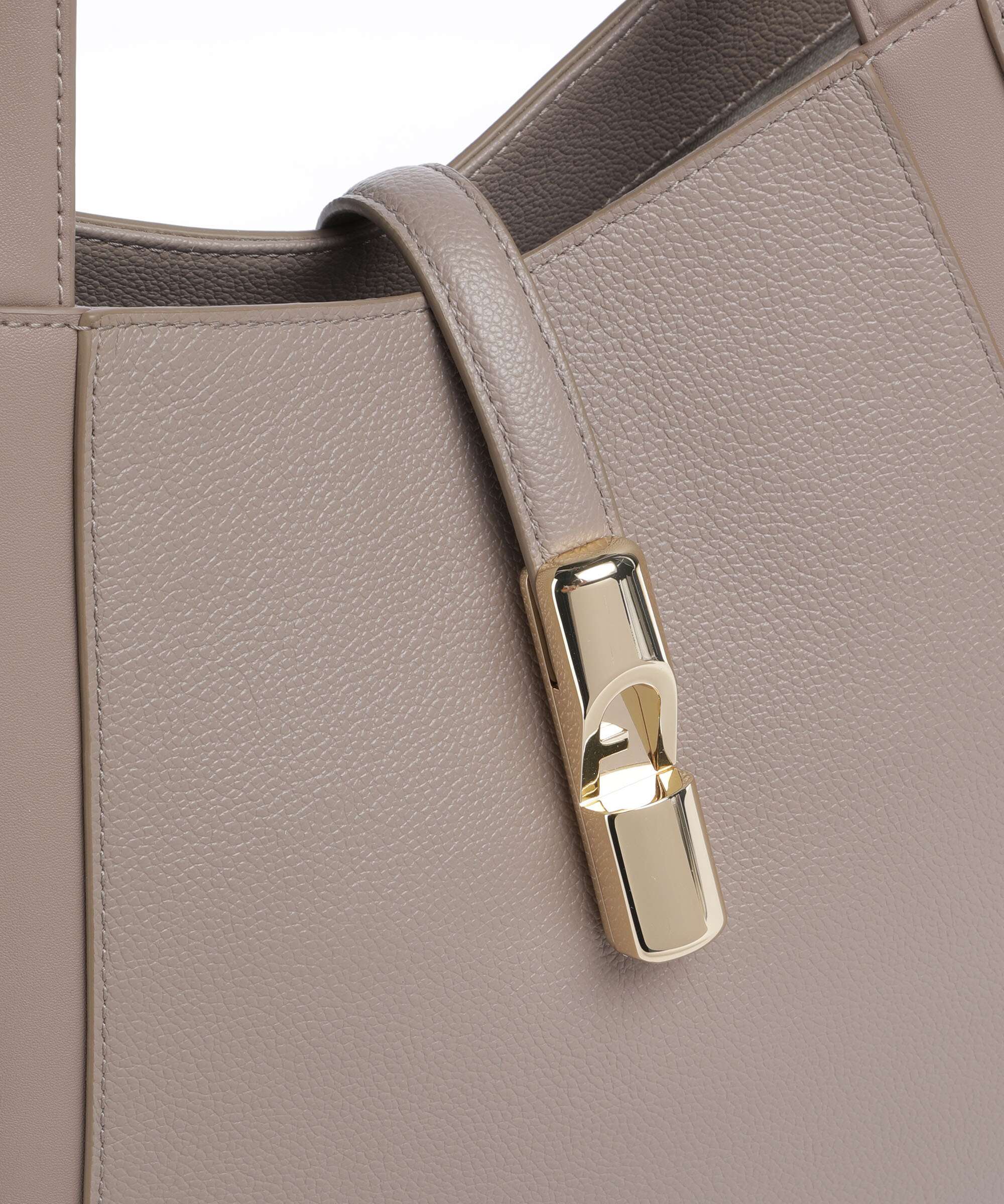 Furla Goccia L Tote bag stucco gray/mauve