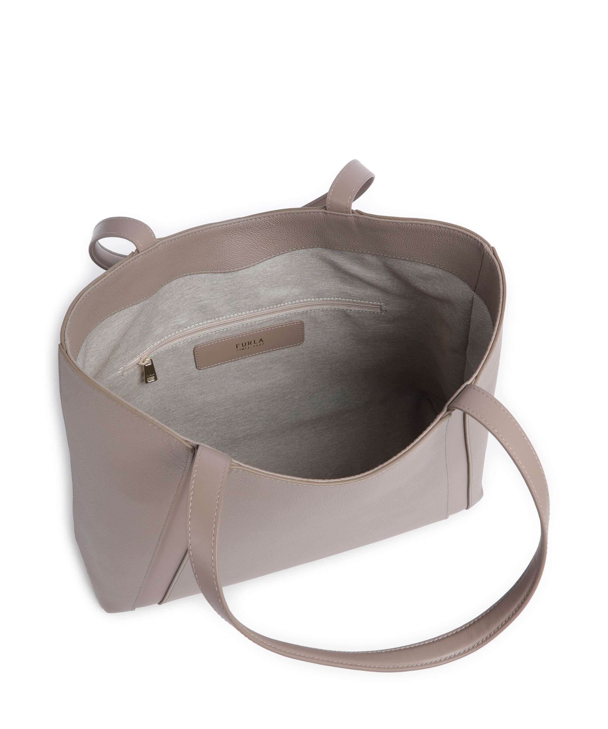Furla Goccia L Tote bag stucco gray/mauve