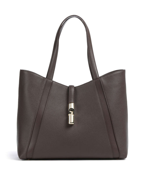Furla Goccia L Tote bag cioccolato