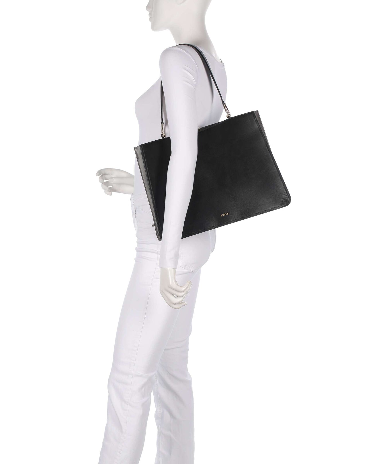 Furla Agata L Tote bag nero/urban gray