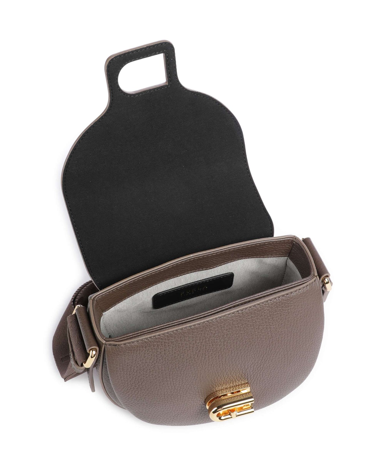 Furla Lotus Mini Crossbody bag toni mogano