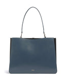 Furla Agata L bolsa shopper grigio blu/nero