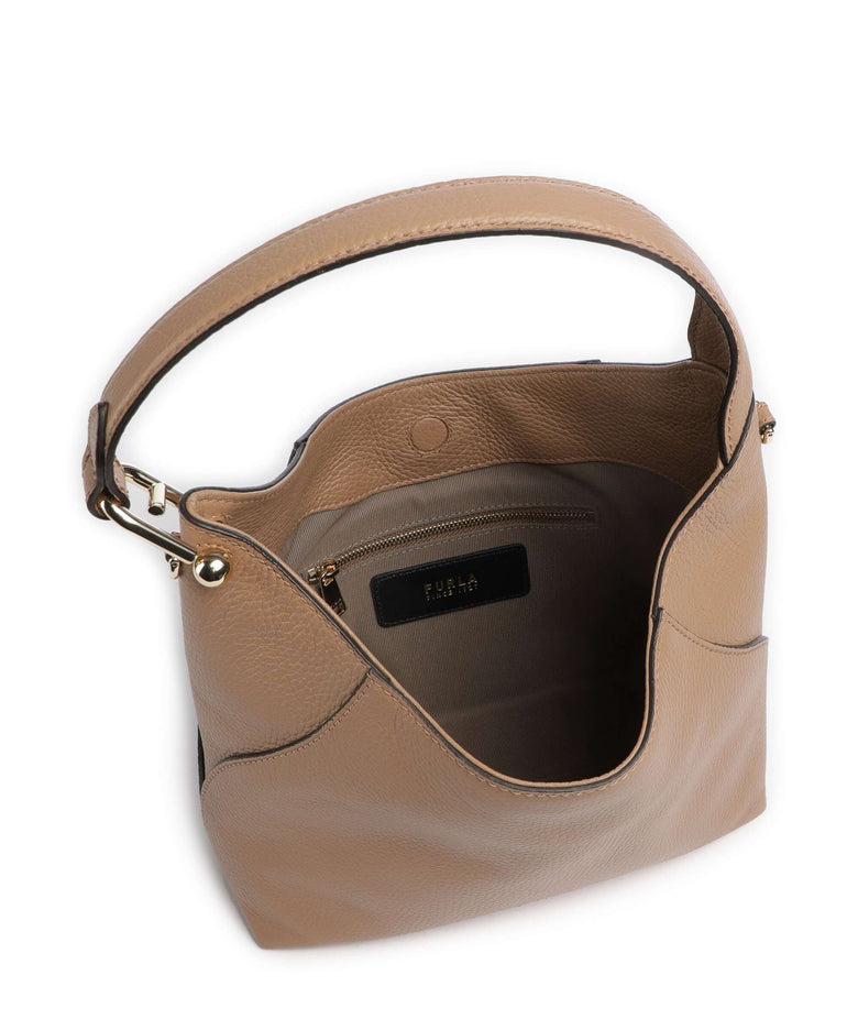 Furla Lara S Hobo bag deserto