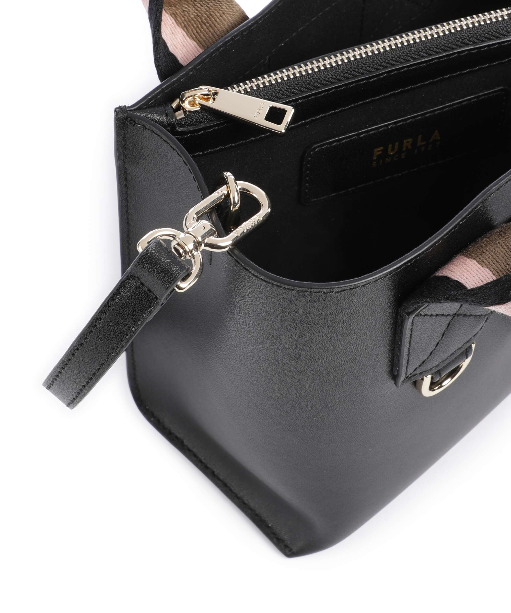 Furla Divide It Mini Handbag toni nero