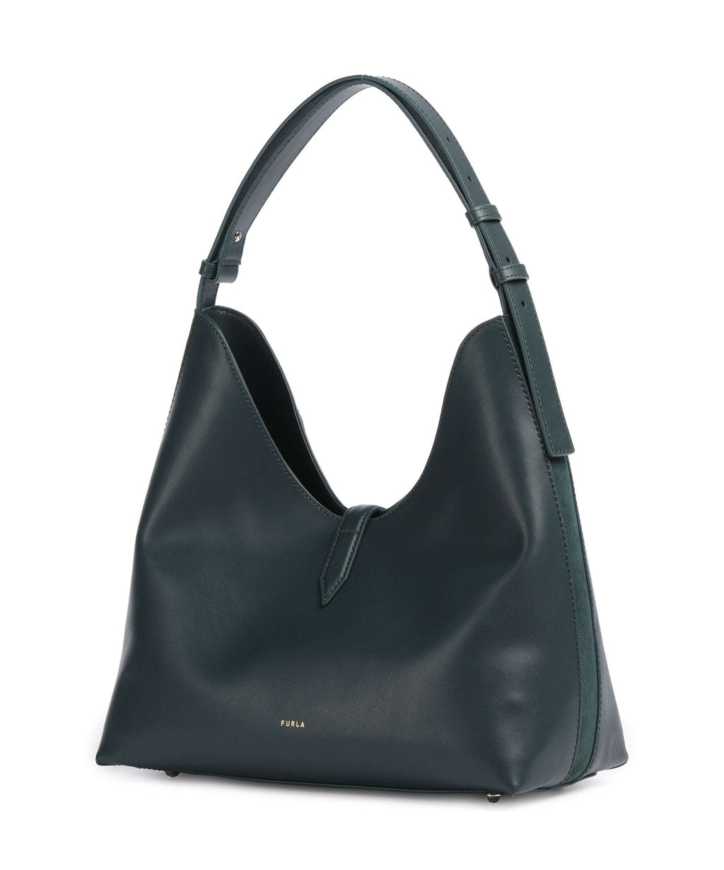 Furla Goccia M Hobo bag toni dark forest