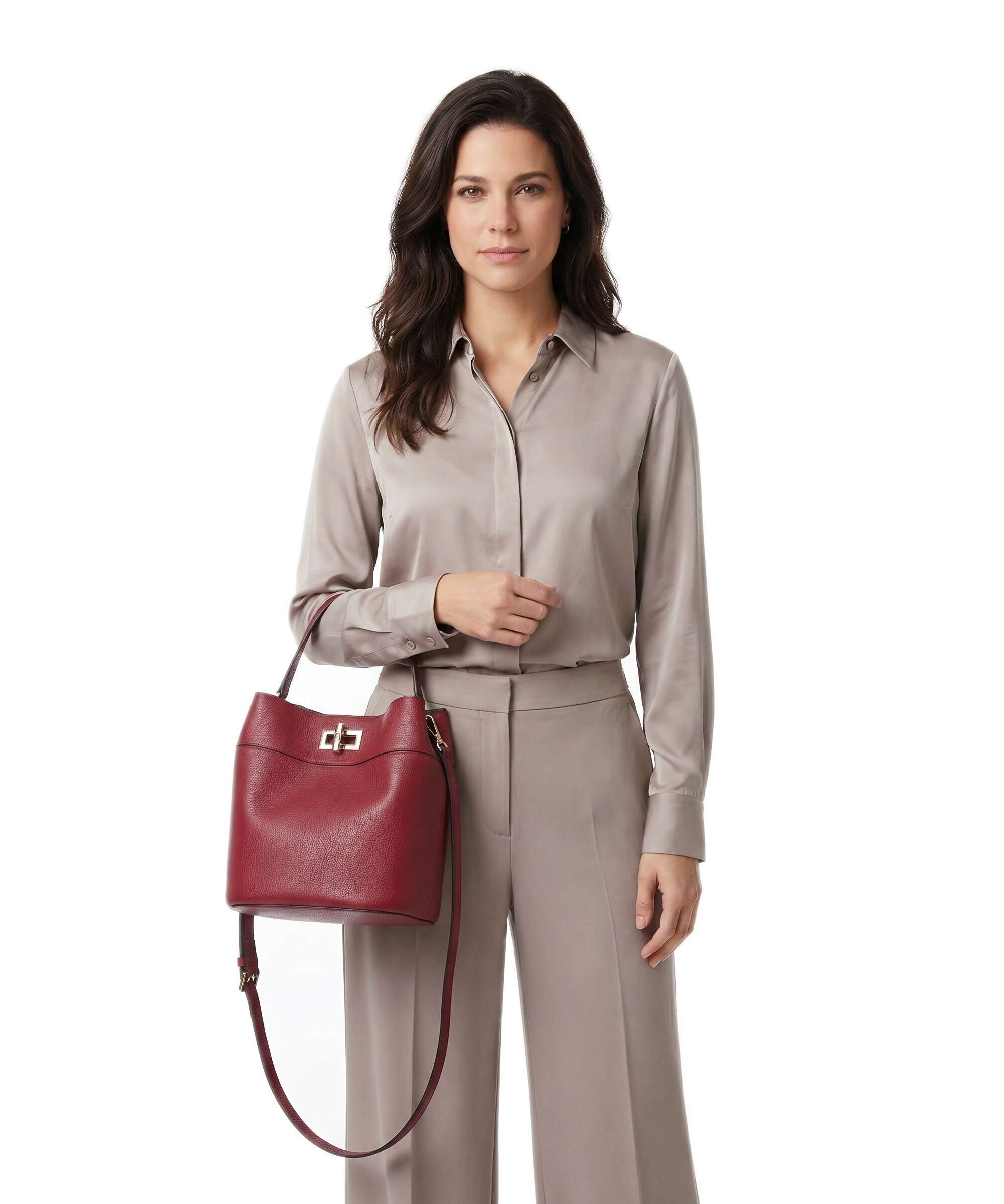 Furla Amelia M Bucket bag ciliegia