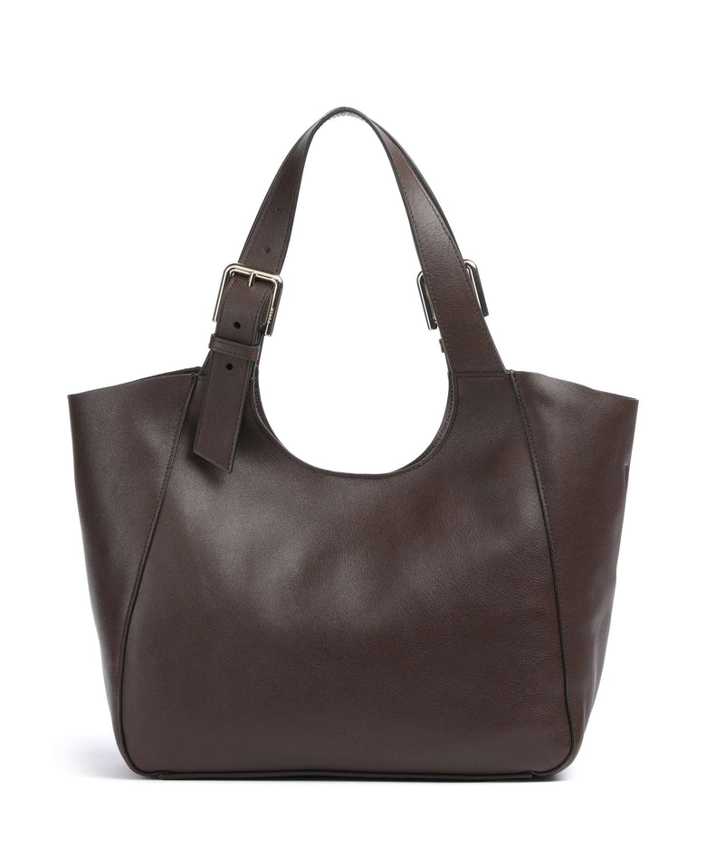 Furla Dora M Tote bag dark cioccolato