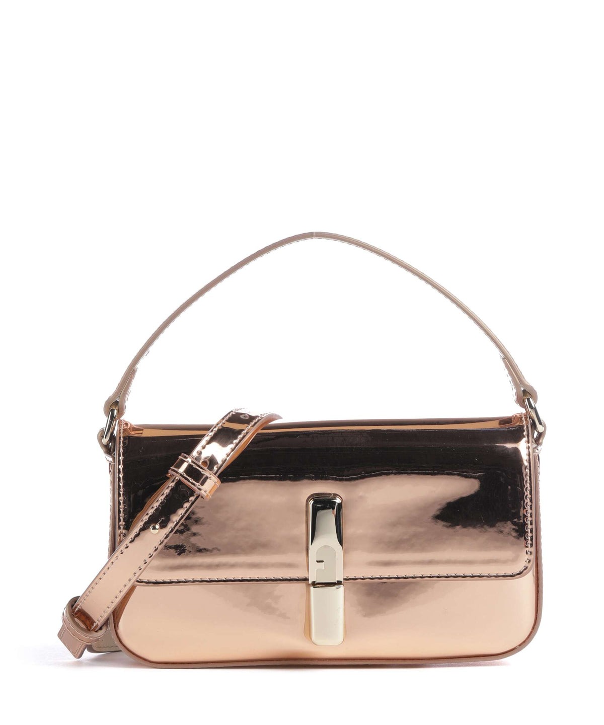 Furla Iride Micro Crossbody bag rose gold