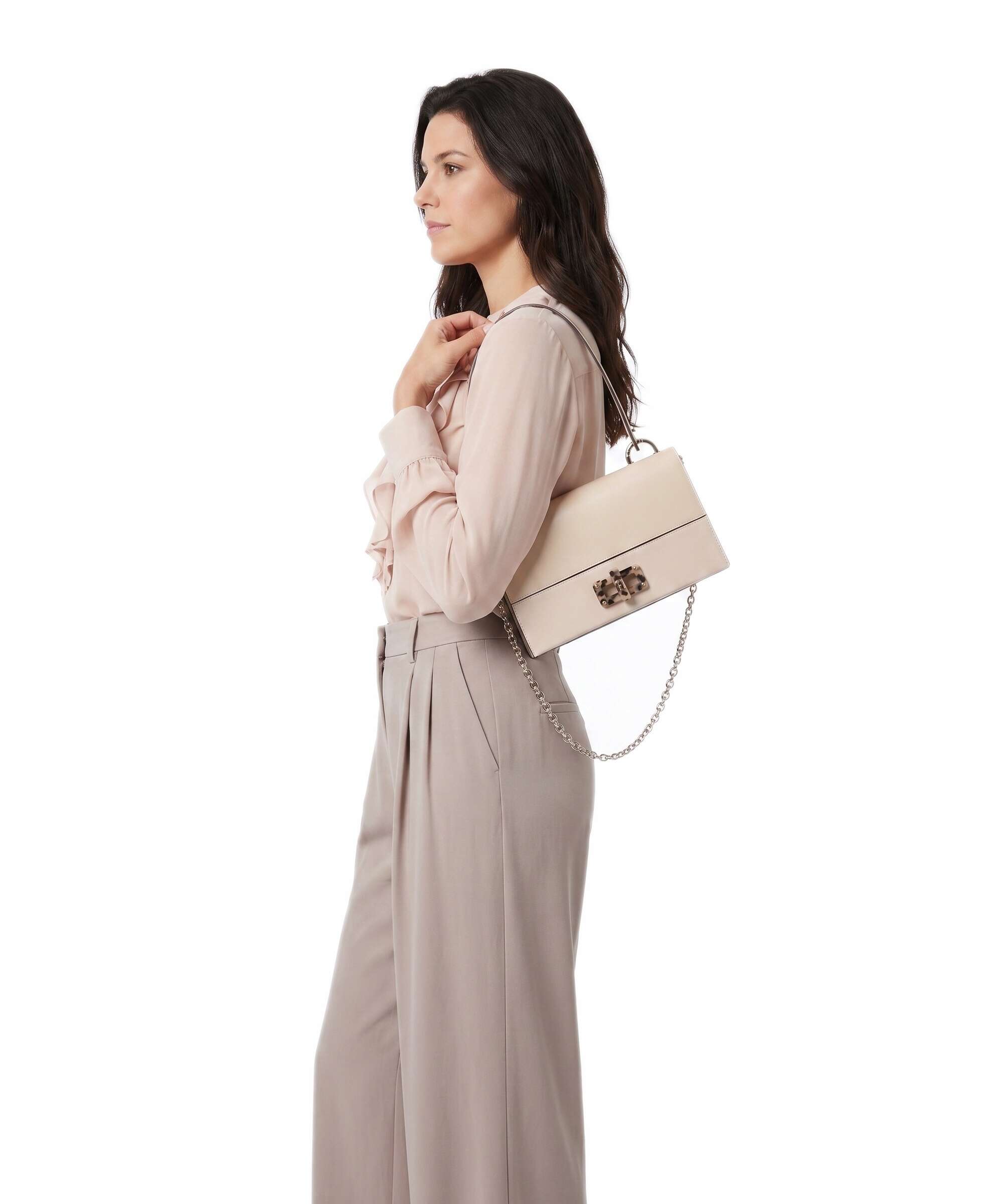 Furla Amelia M Shoulder bag cotone