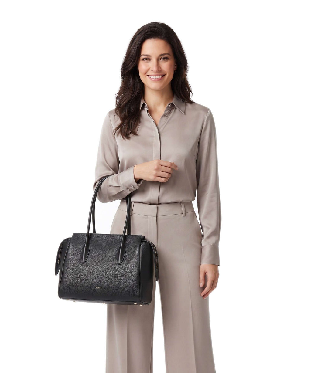 Furla Ambra L Tote bag nero