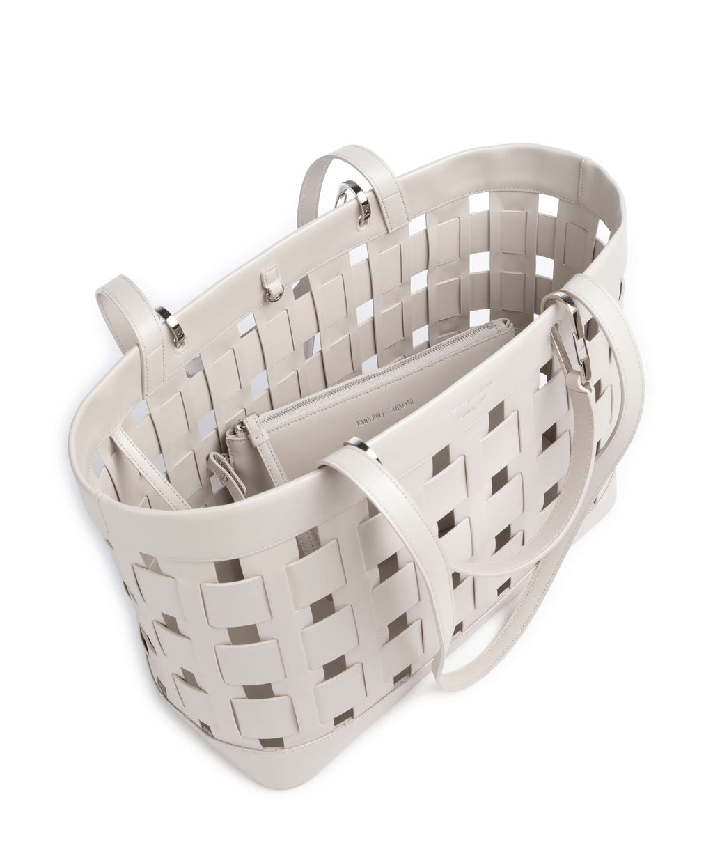 Emporio Armani My EA M Tote bag silver gray