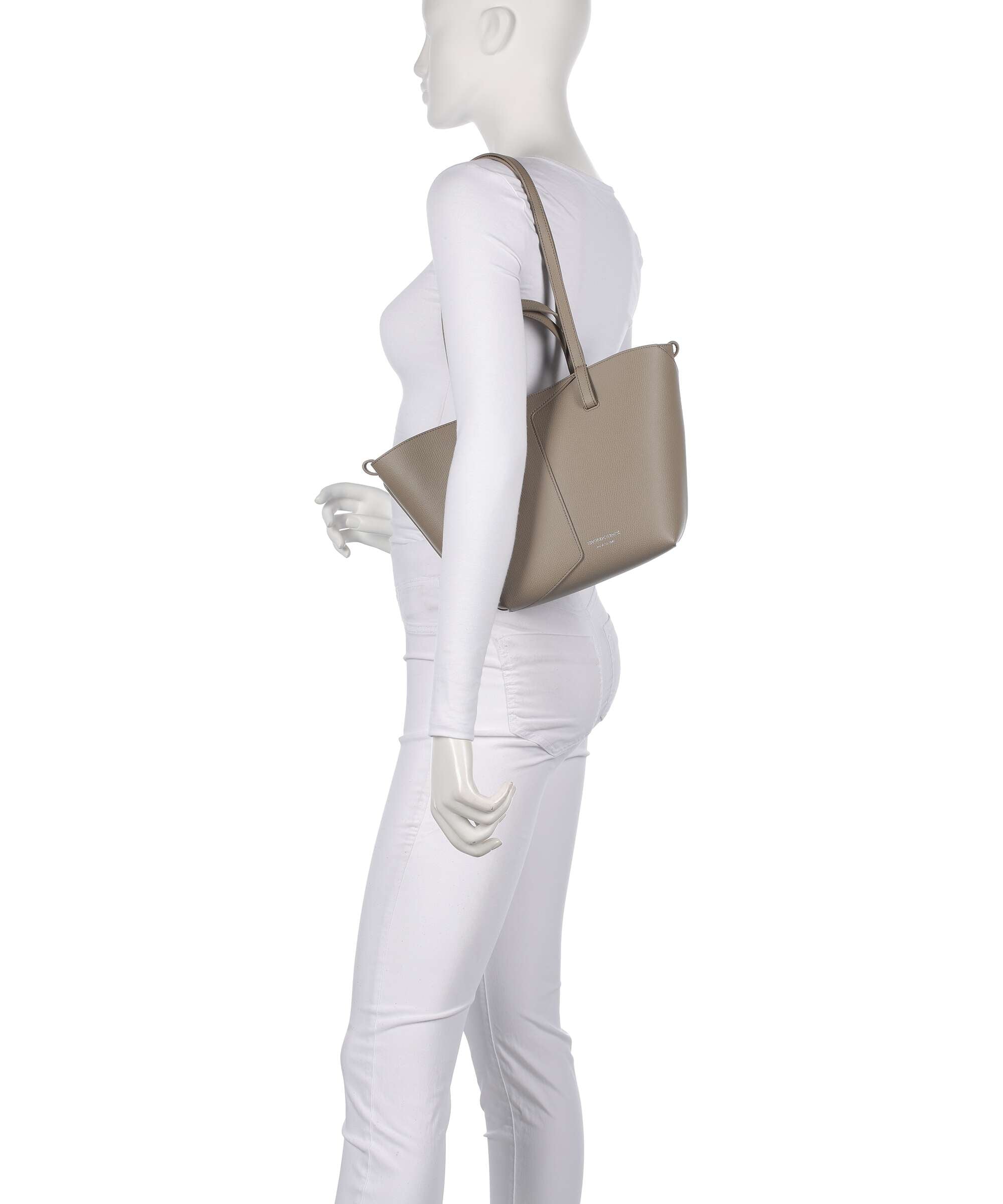 Emporio Armani 24/7 S Tote bag creta