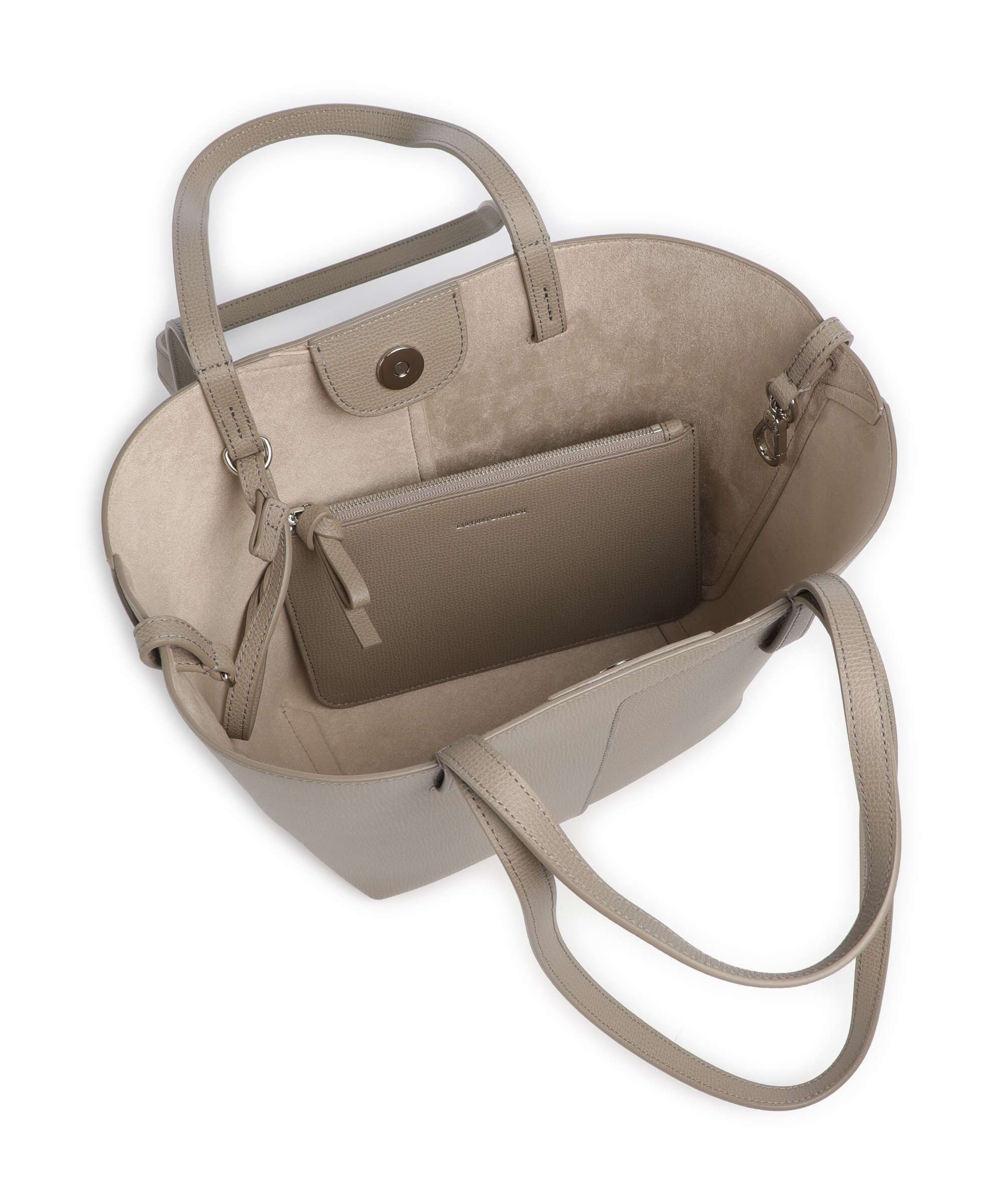 Emporio Armani 24/7 S Tote bag creta