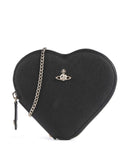 Vivienne Westwood Heart Saffiano Biogreen Bolsa tiracolo black