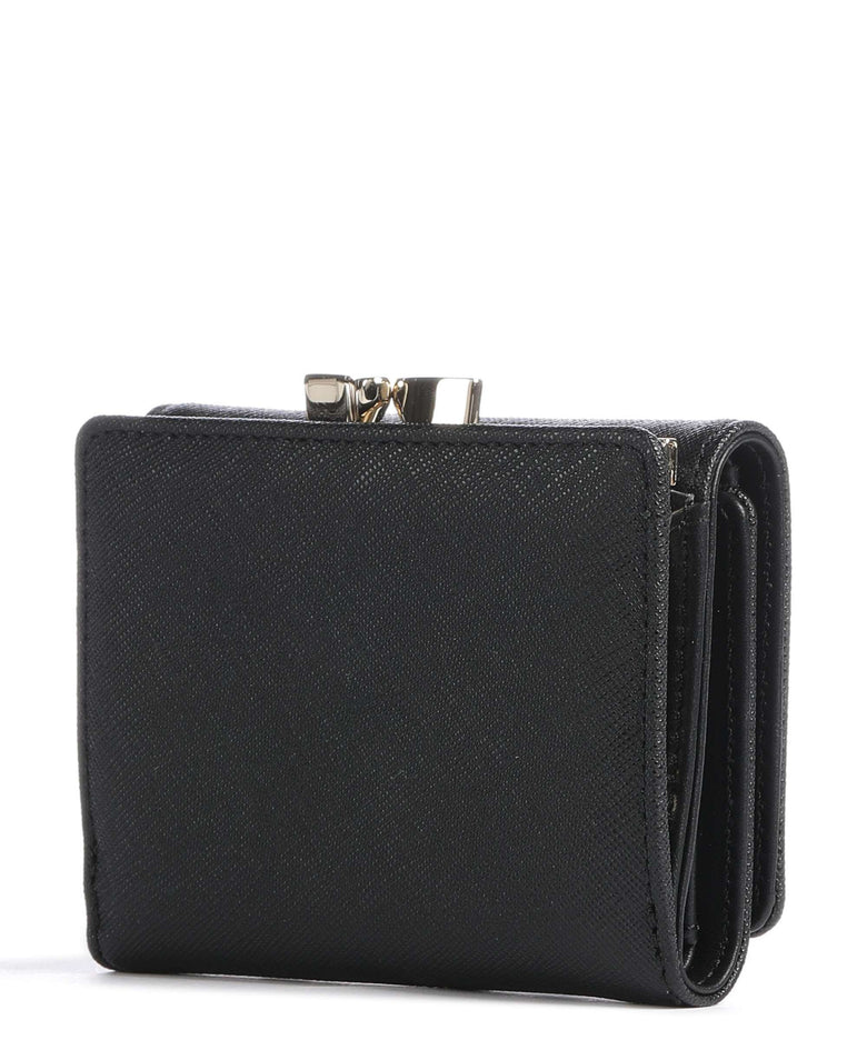 Vivienne Westwood Frame Saffiano Small Wallet black