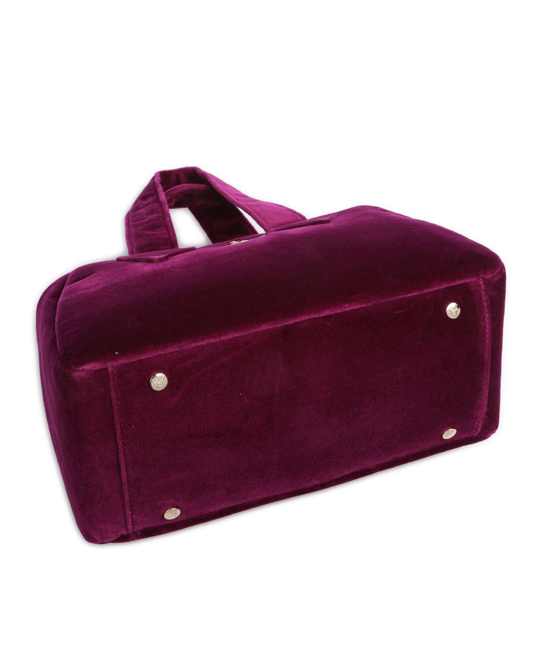 Vivienne Westwood Archive Velvet Medium Handbag purple