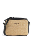 Patrizia Pepe Straw Bolsa tiracolo black/natural