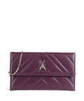 Patrizia Pepe Fly Quilted Crossbody bag futuristic purple