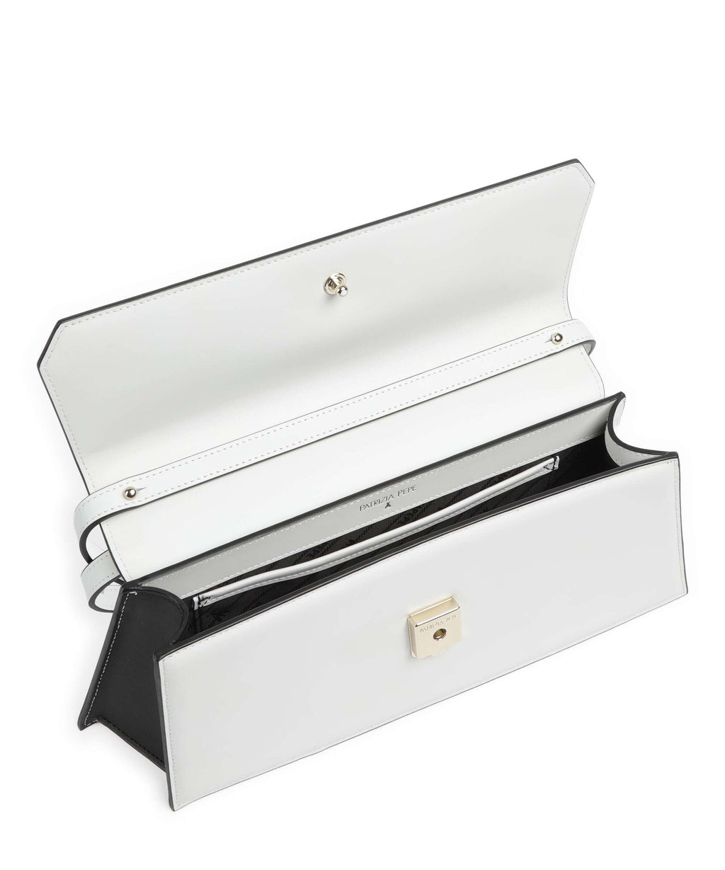 Patrizia Pepe Astral Shoulder bag white/black