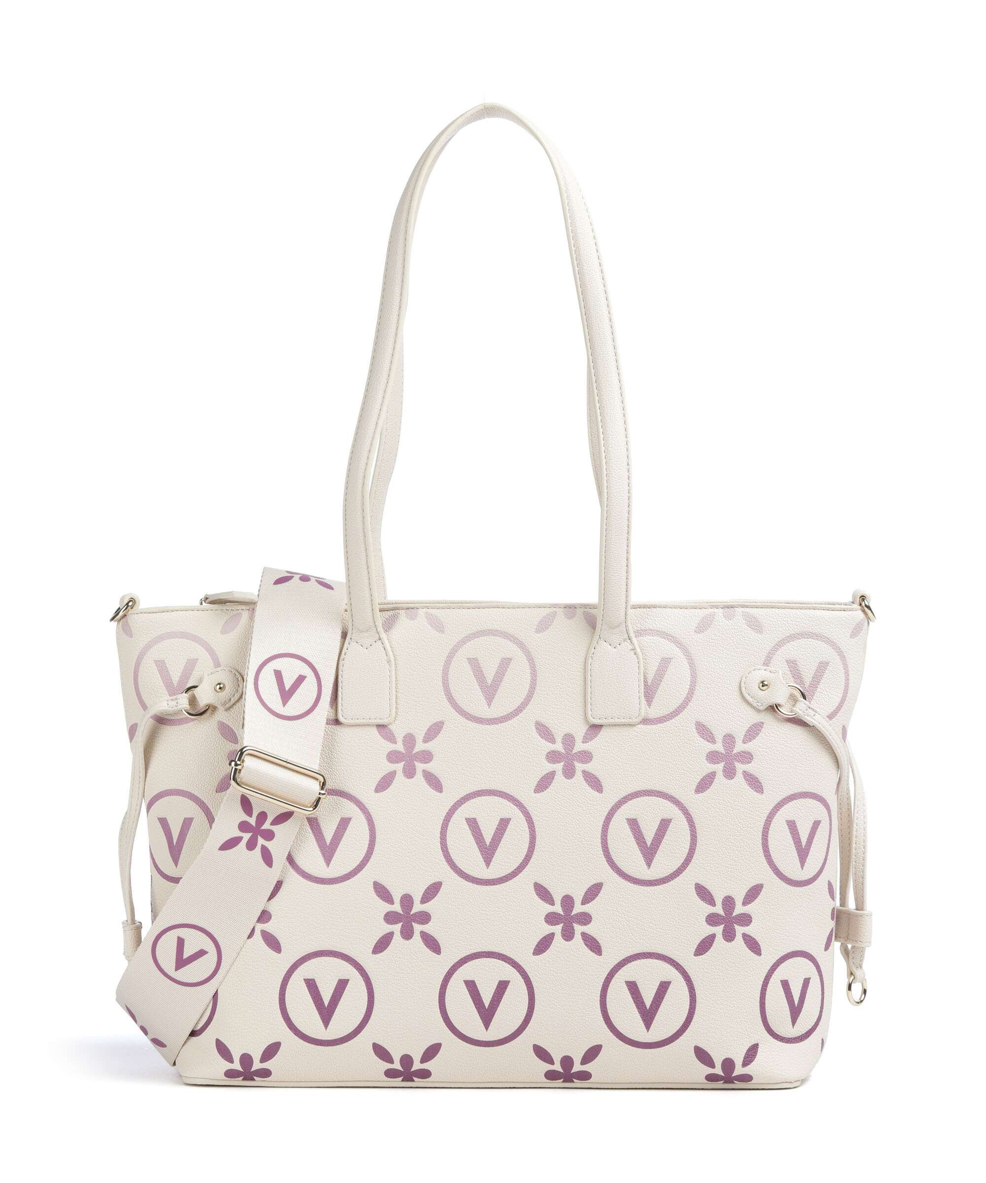 Valentino Bags Samba Re Print Tote bag ecru/rosa