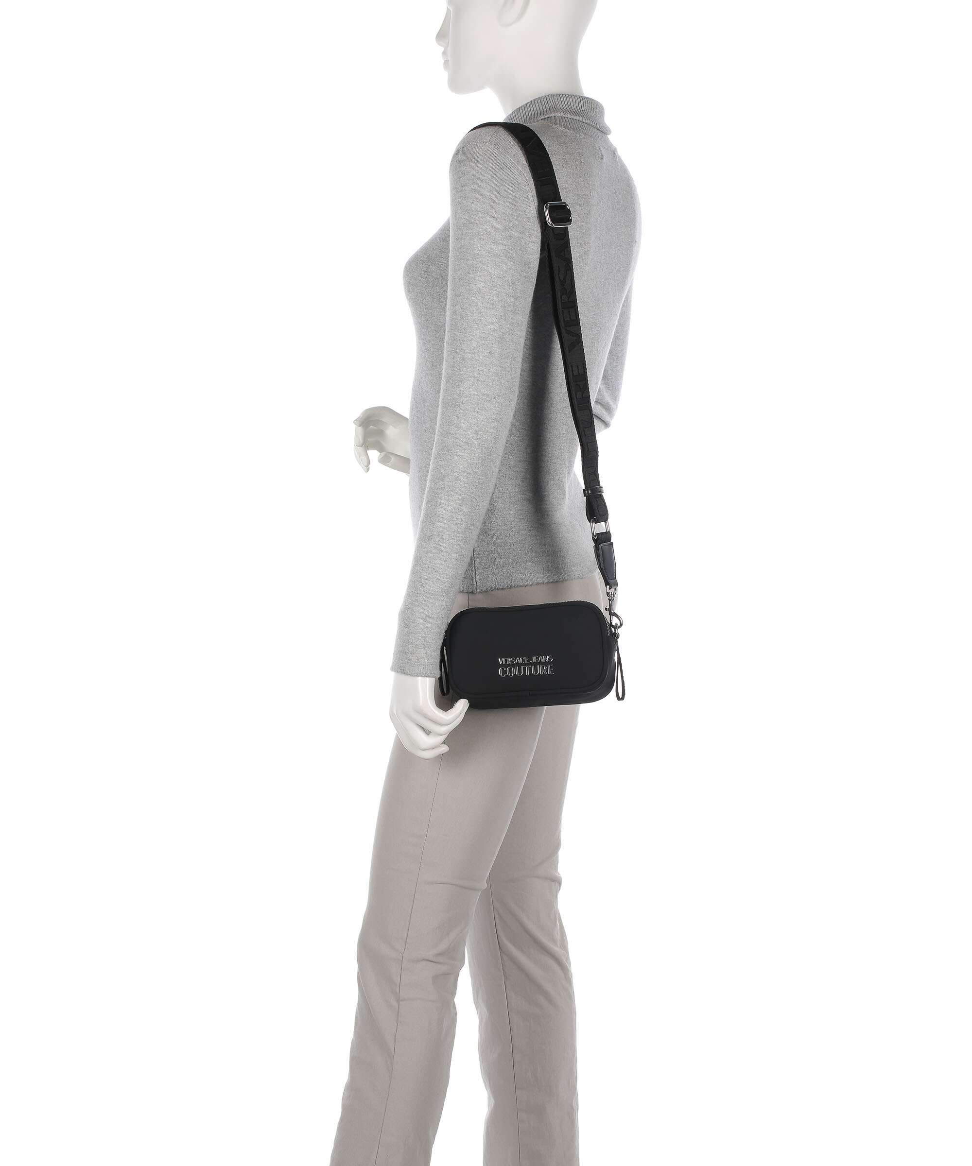 Versace Jeans Couture Sporty Logo Crossbody bag black