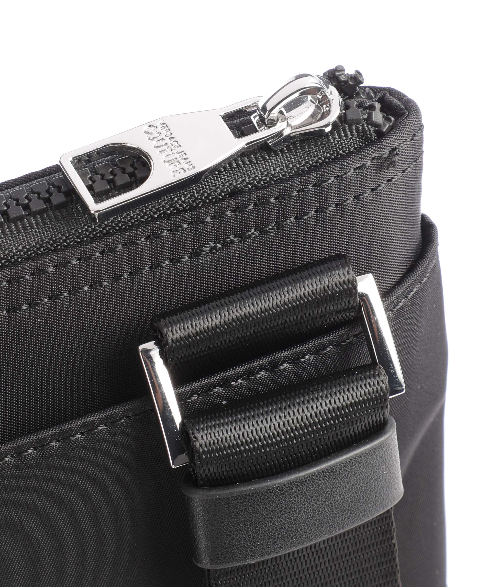 Versace Jeans Couture Iconic Logo Crossbody bag black/silver