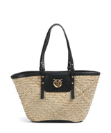 Pinko Love Summer bolsa shopper nero/antique gold