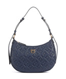 Pinko Half Moon Mini Bolsa tiracolo blu indaco ombroso/antique gold