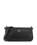 Pinko Half Moon Mini Bolsa tiracolo nero/antique gold