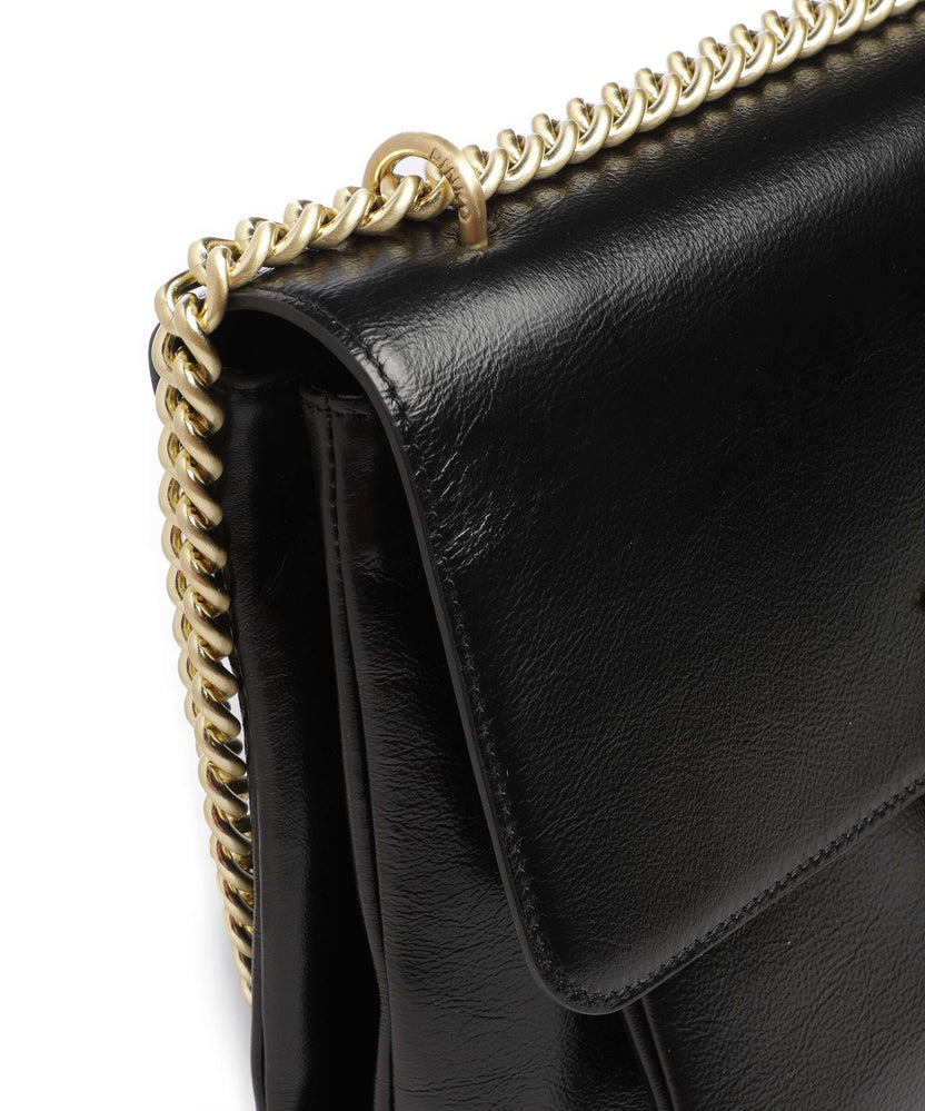 Pinko Love One Soft Big Shoulder bag nero limousine/matt gold