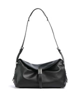 Pinko Saddle Bolsa tiracolo nero limousine/matt silver