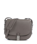 Pinko Saddle Classic Bolsa tiracolo grigio asfalto/matt silver