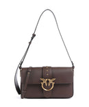 Pinko Love One Classic Slouchy Bolsa tiracolo marrone castano/antique gold
